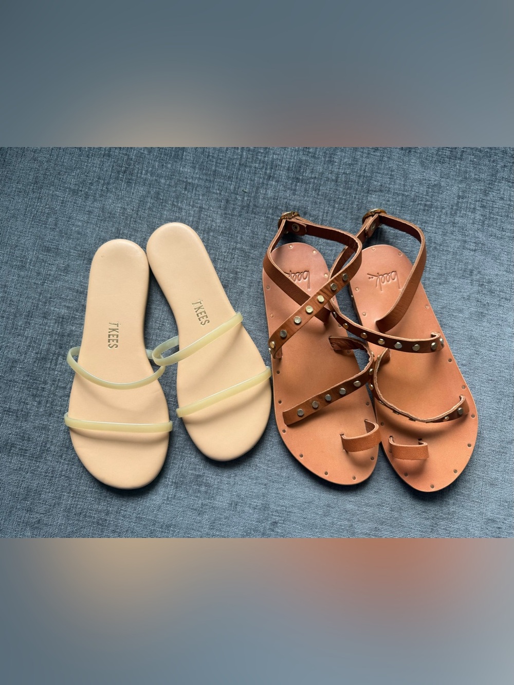 Tkees beek 2 Pair Flat Sandal Bundle Women’s 5